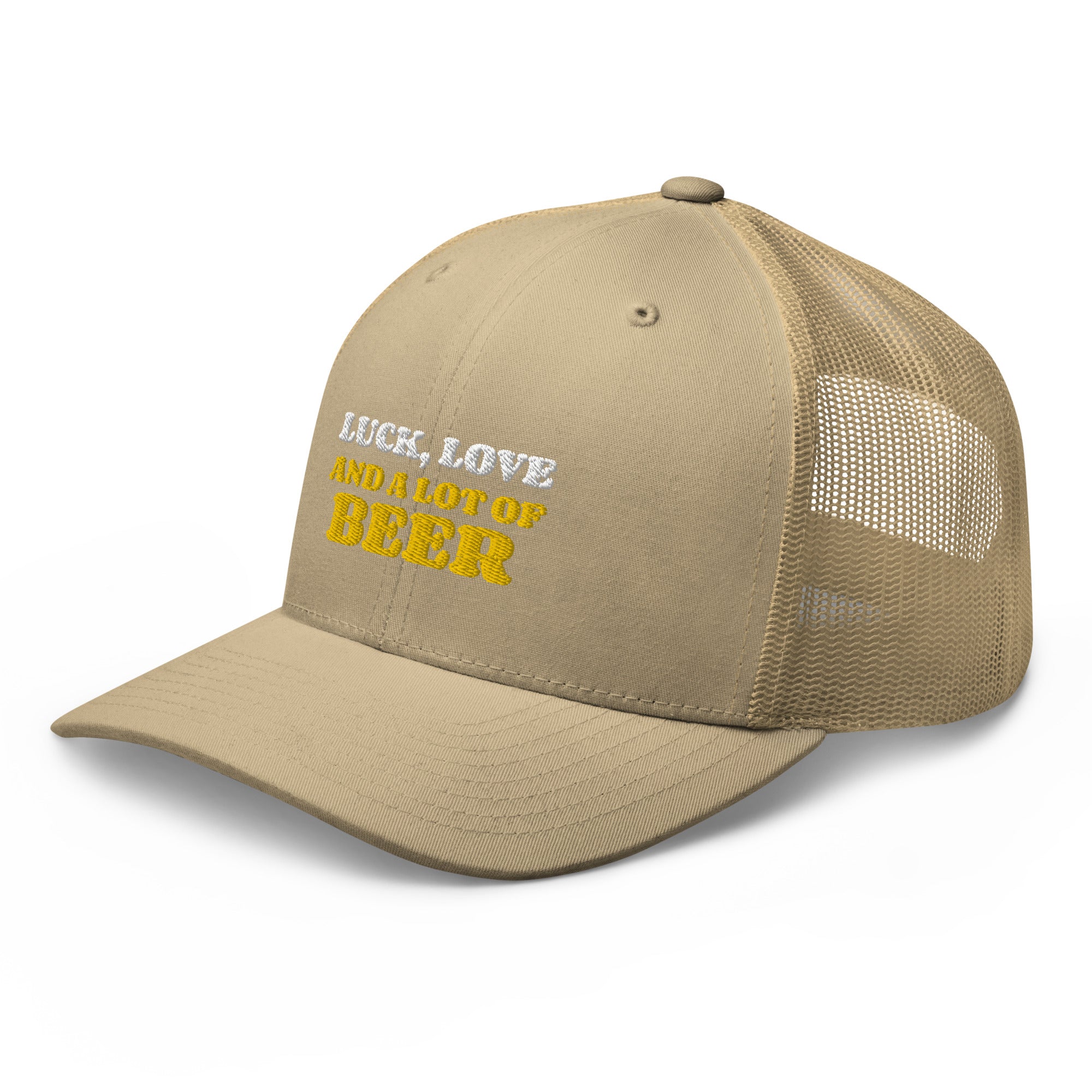 Casquette Trucker - LUCK LOVE AND A LOT OF BEER