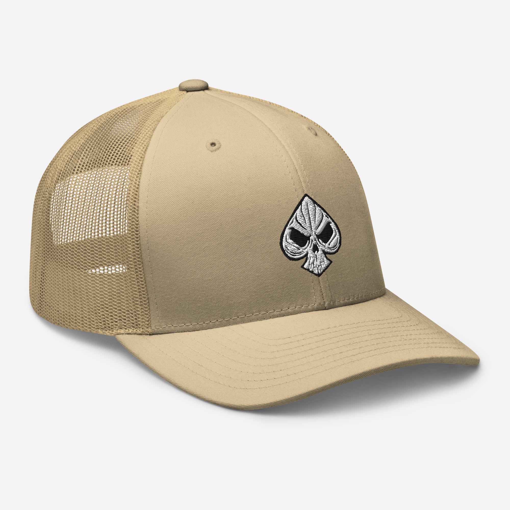 casquette trucker collection poker skull