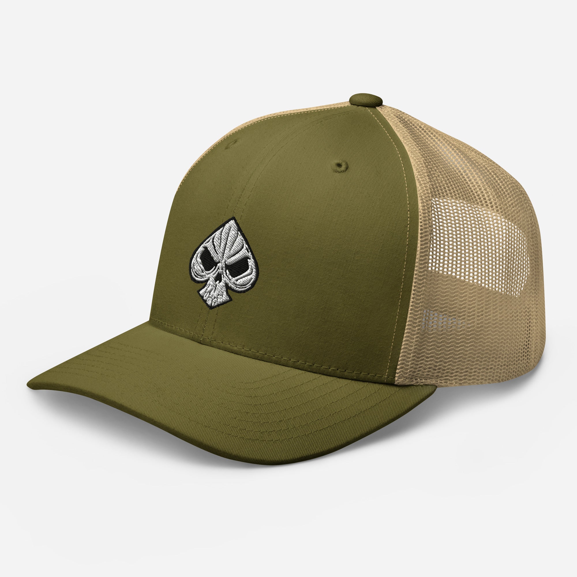 Casquette Trucker - Poker Skull