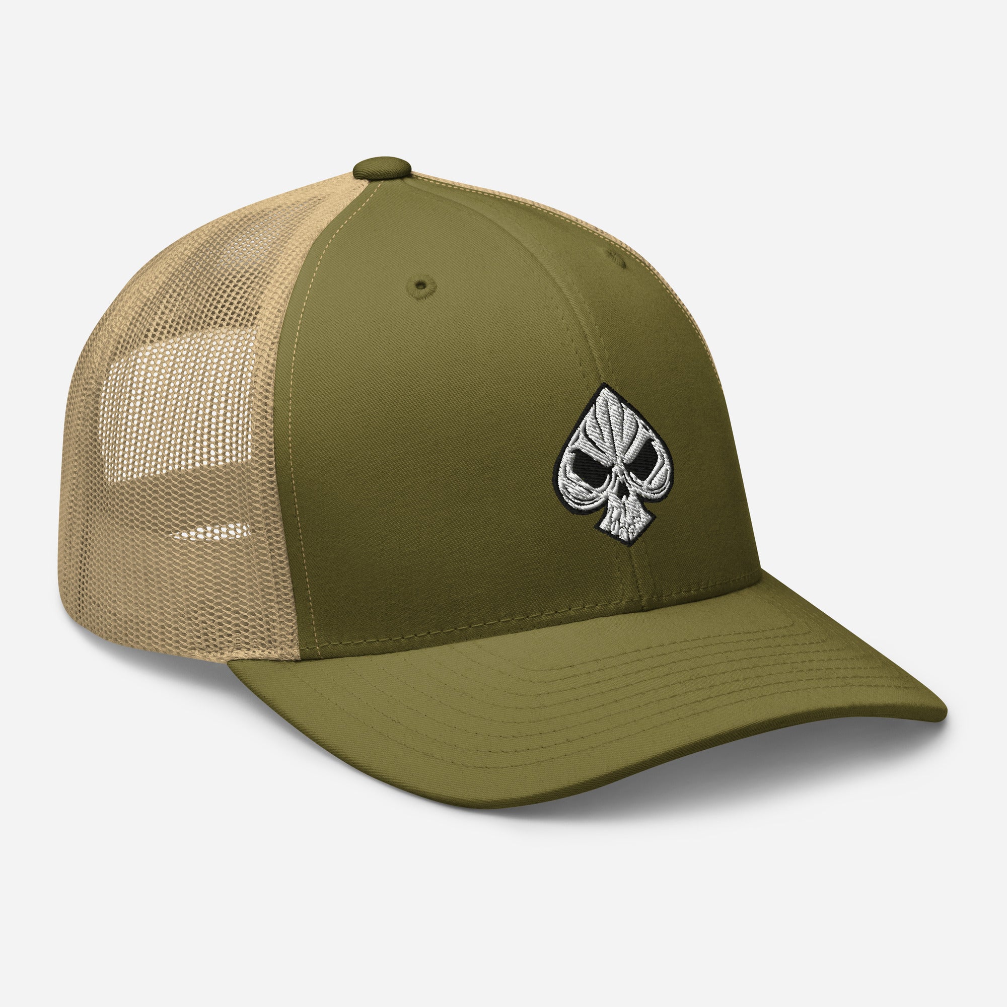 Casquette Trucker - Poker Skull