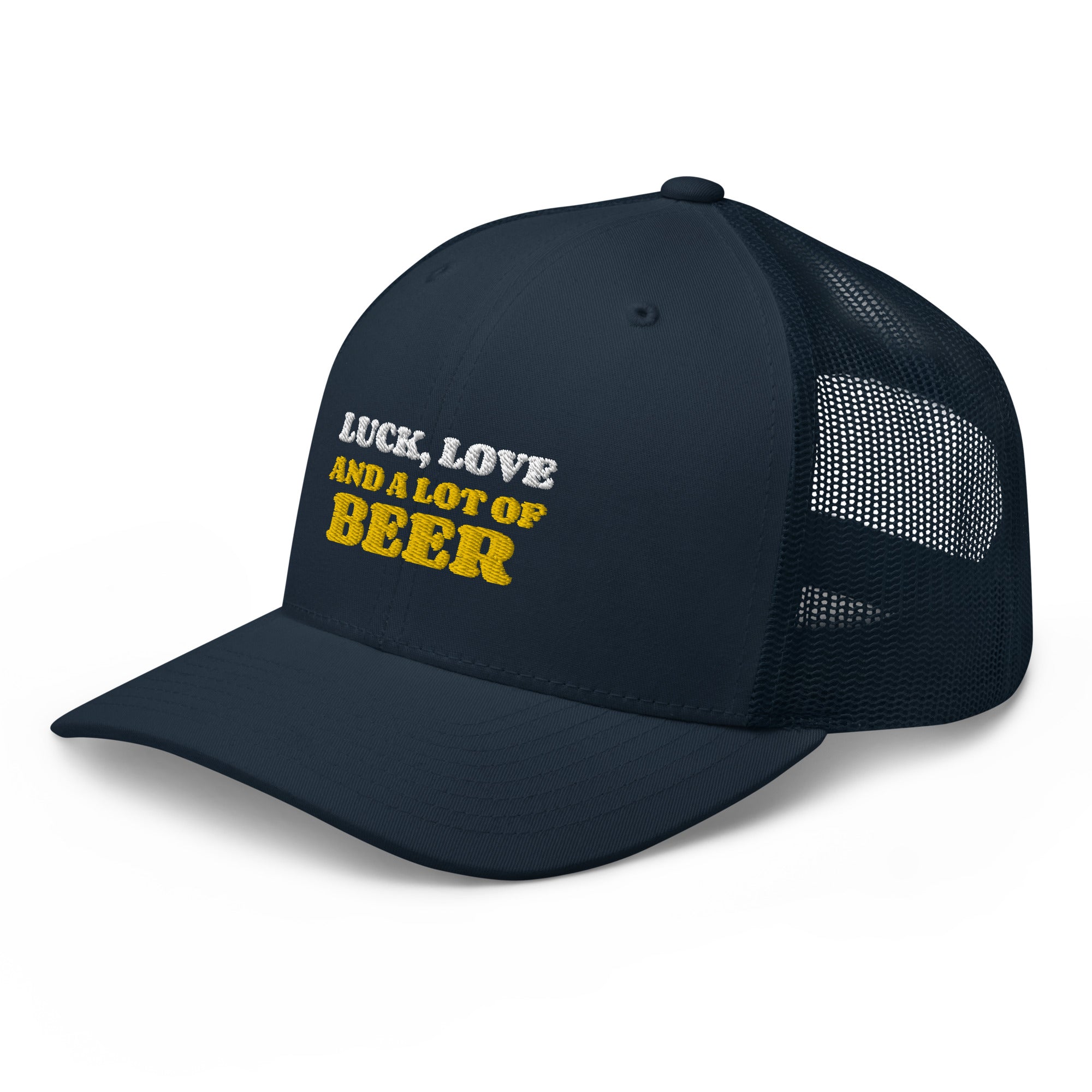 Casquette Trucker - LUCK LOVE AND A LOT OF BEER