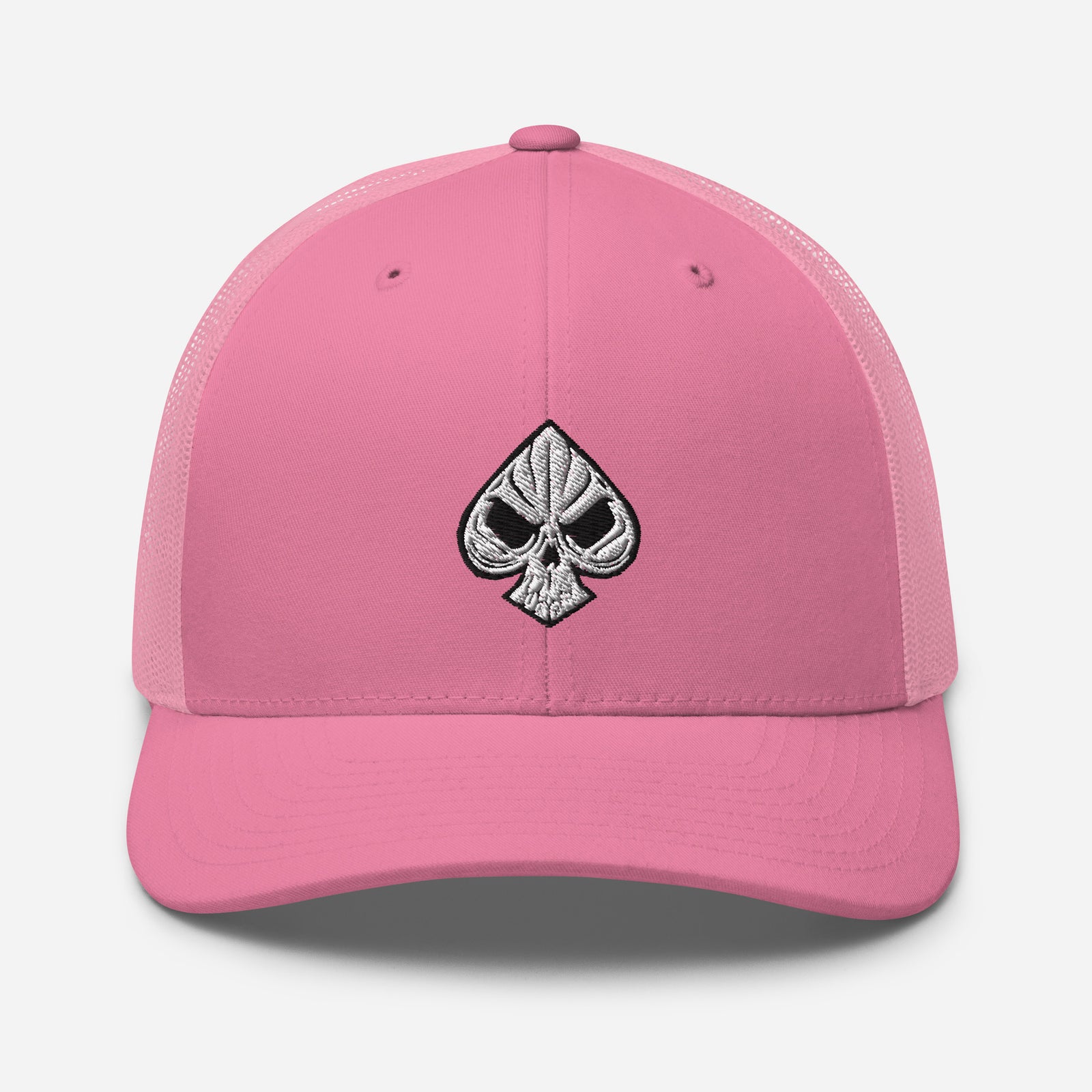 casquette à visière snapback poker skull