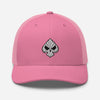 casquette à visière snapback poker skull