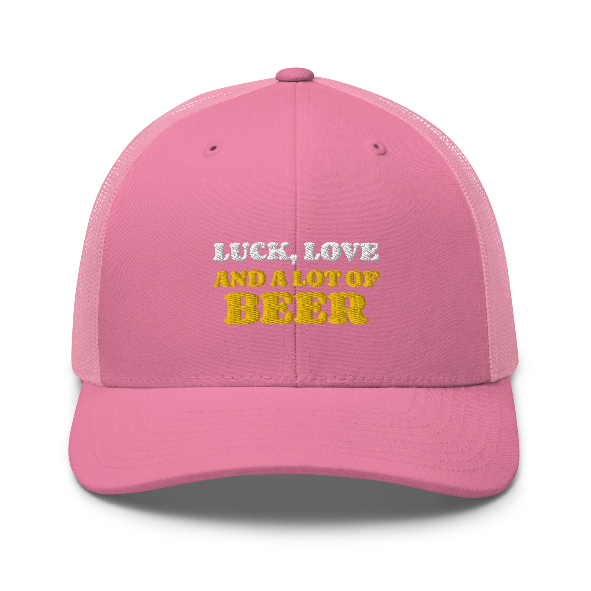 Casquette Trucker - LUCK LOVE AND A LOT OF BEER