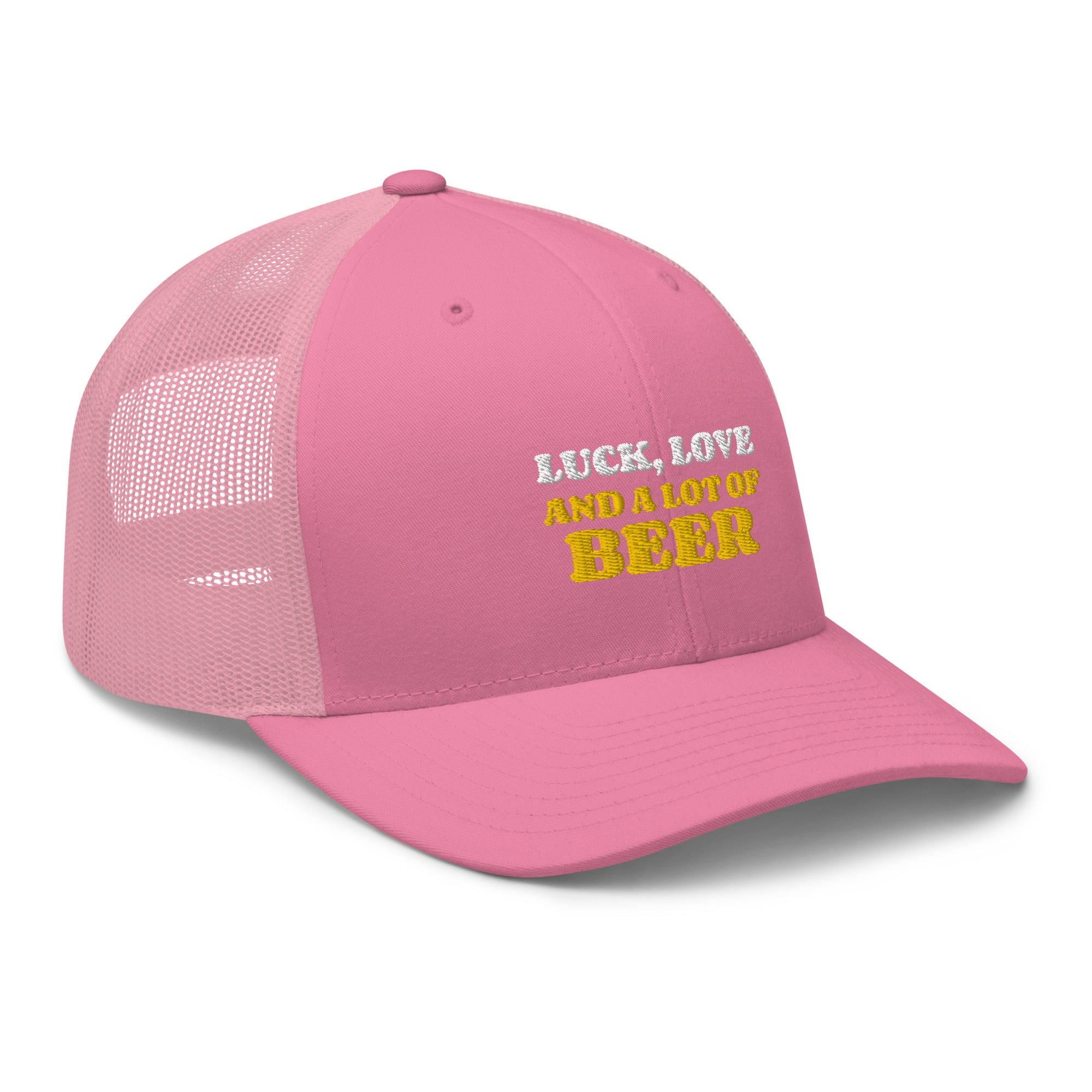 Casquette Trucker - LUCK LOVE AND A LOT OF BEER