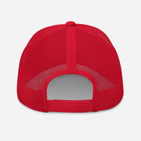 casquette trucker fashion poker skull