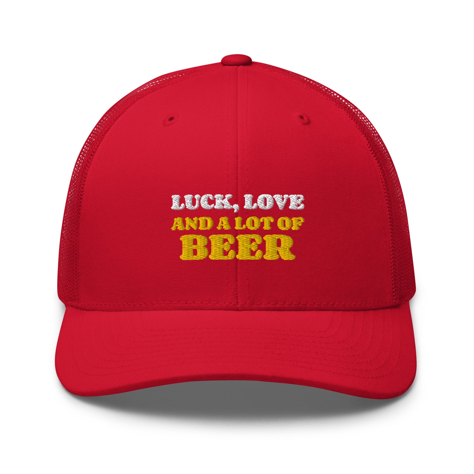 Casquette Trucker - LUCK LOVE AND A LOT OF BEER