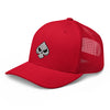 casquette trucker coton poker skull