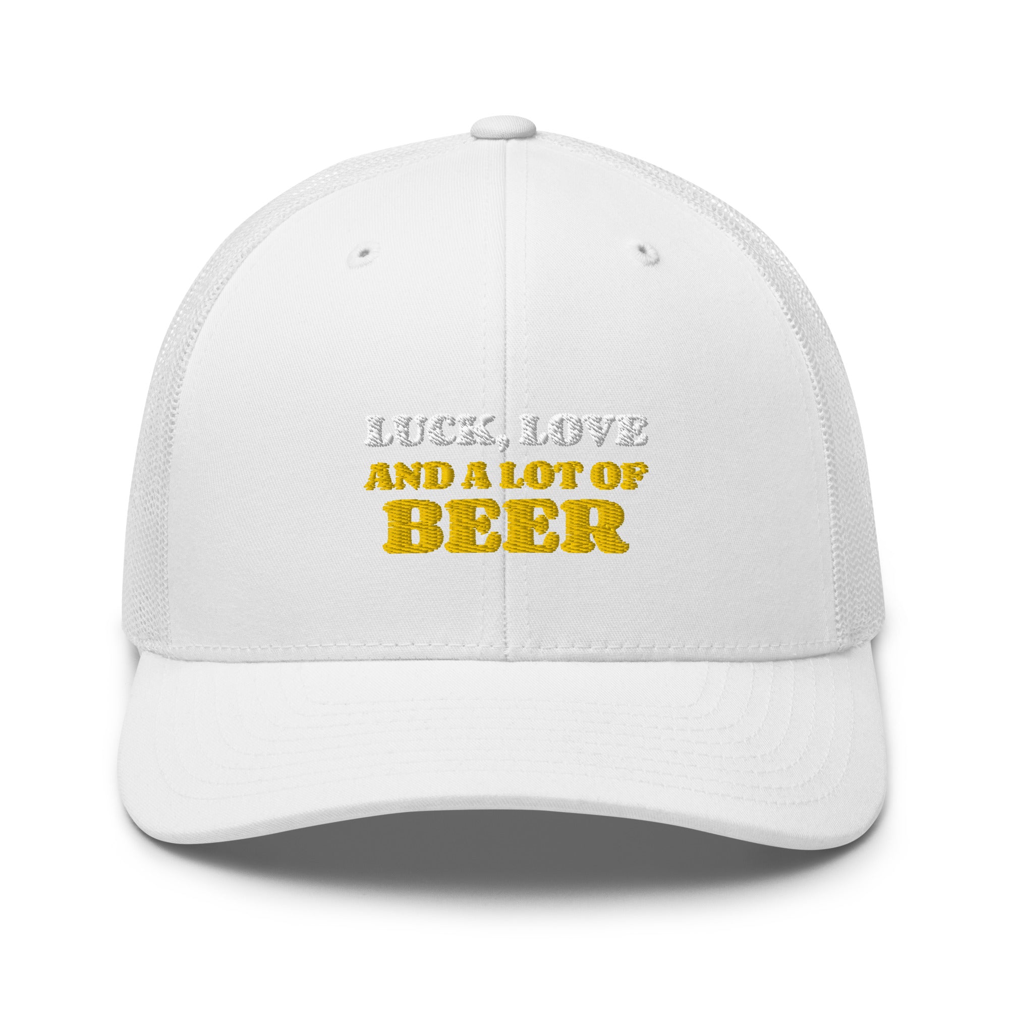 Casquette Trucker - LUCK LOVE AND A LOT OF BEER