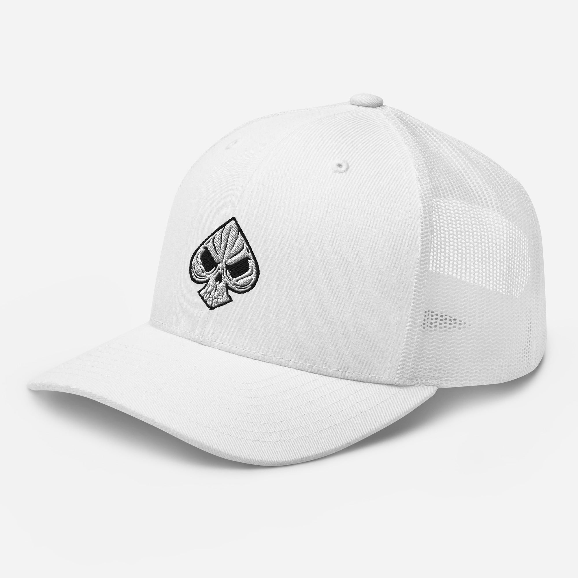 Casquette Trucker - Poker Skull