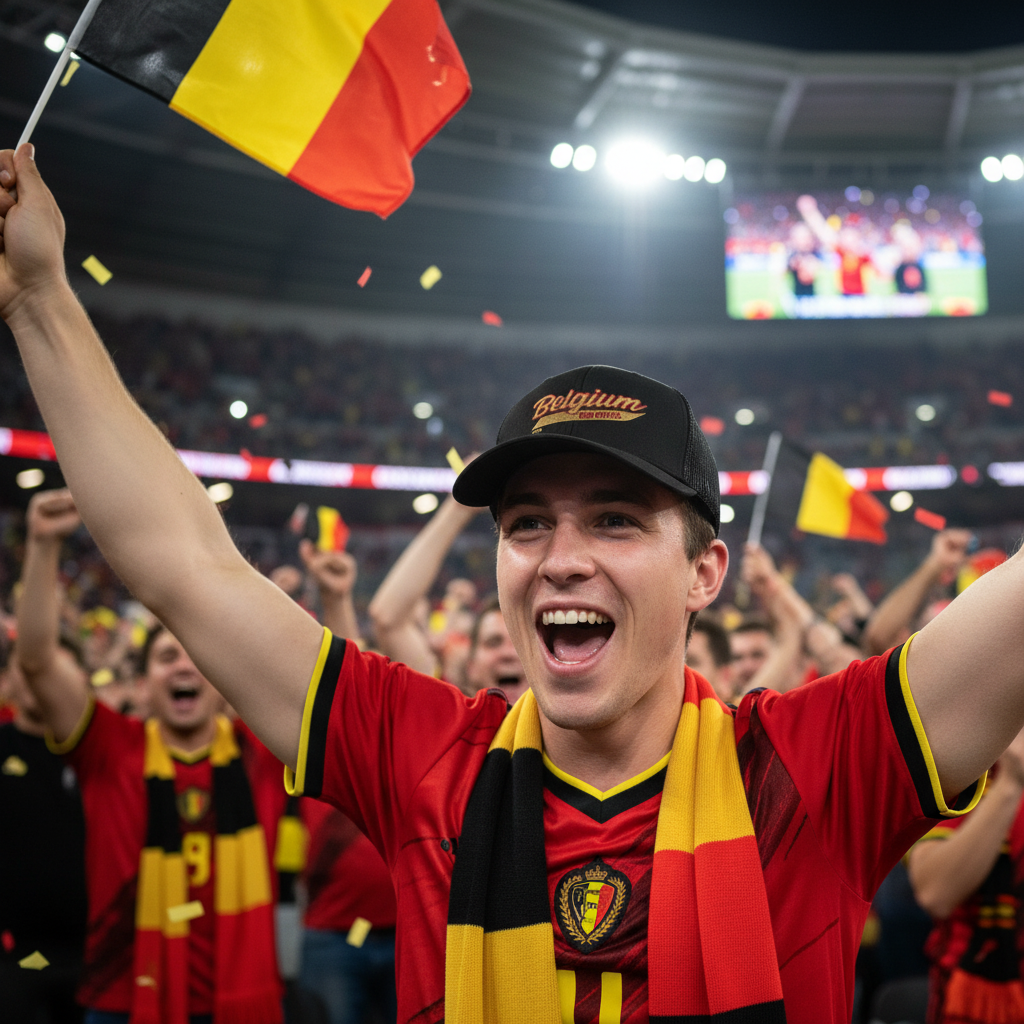 Casquette BELGIUM brodée