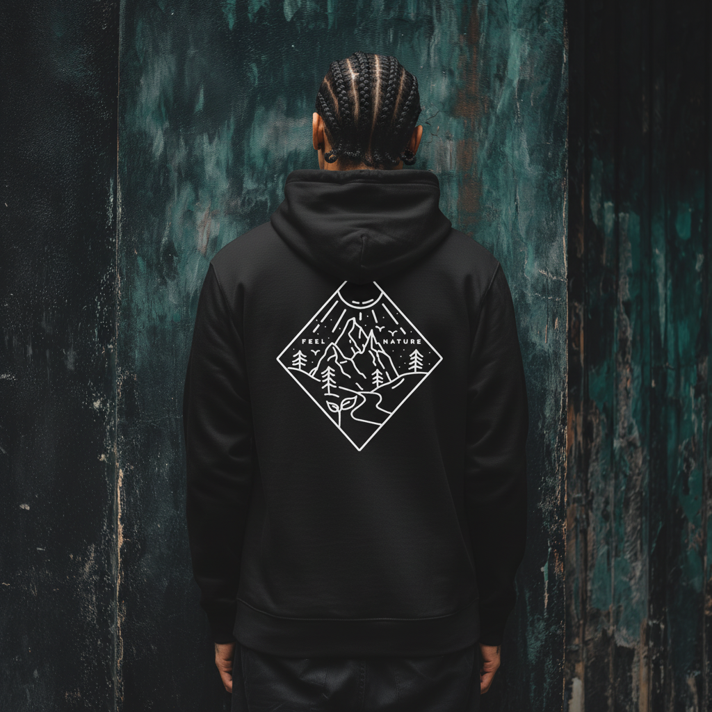 Pull à capuche - Please Think.