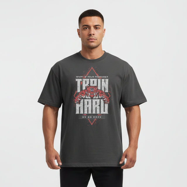 t-shirt sport homme oversize salle de gym