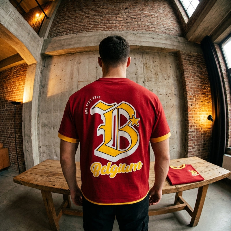 T-shirt original Belgium B Crop – Non Peut-Être Edition