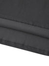 Détail des coutures et de l'ourlet bas renforcé du t-shirt belge oversized 400 g