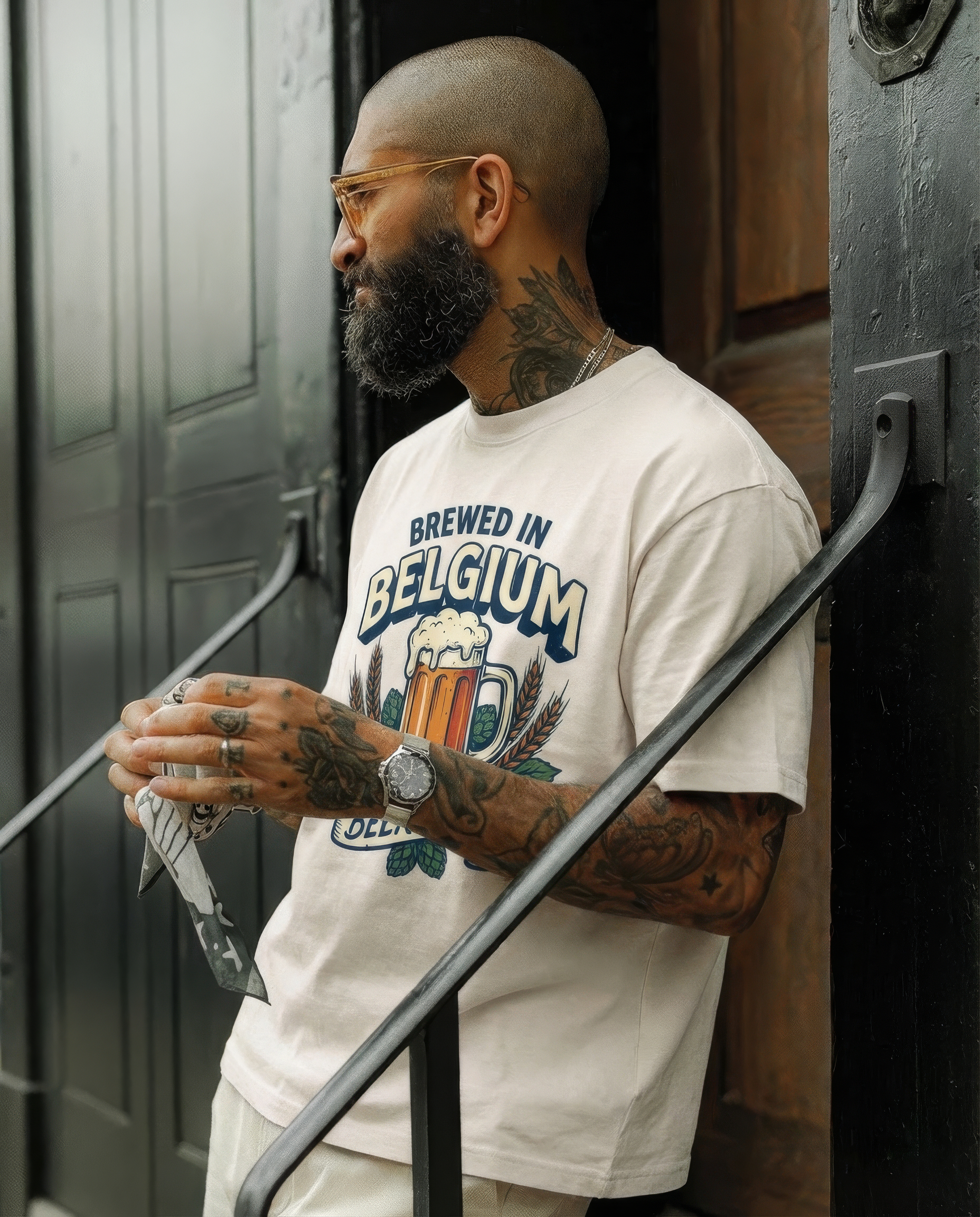 T-Shirt Brewed in Belgium – Beer Club | Édition Vintage