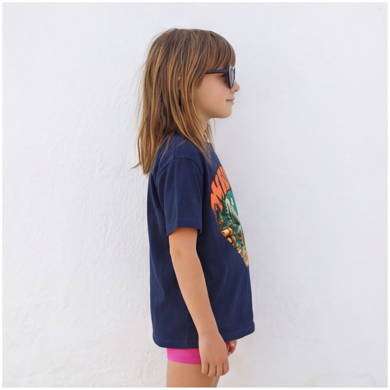 T-shirt Enfant Nature Heart - Design Camping Vintage