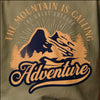 T-shirt enfant  Mountain is Calling Adventure - Design Vintage Outdoor