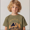 T-shirt enfant  Mountain is Calling Adventure - Design Vintage Outdoor