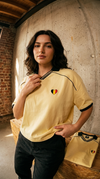 Belgium Heart Jersey Tee – Supporter la Belgique avec style
