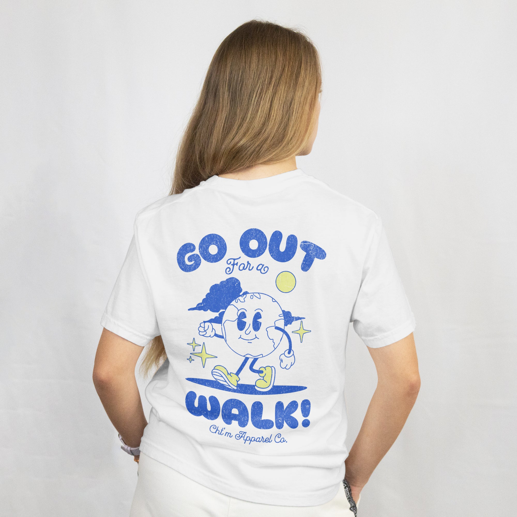 T-shirt Go Out For a Walk! – Édition Cartoon Globe