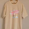T-shirt Héléna Star Academy beige sur cintre