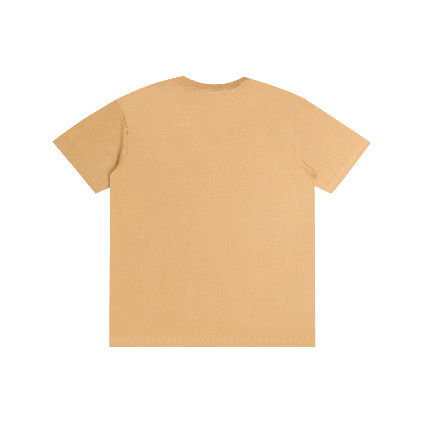 Dos uni du t-shirt humour I Love Beaches khaki, coupe unisexe 100 % coton