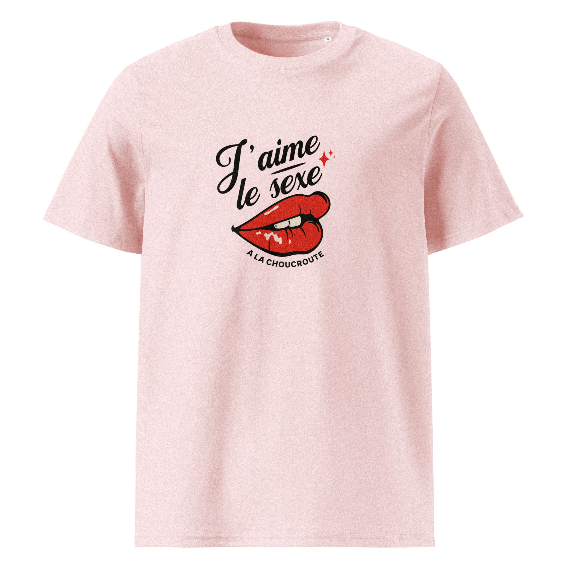 t-shirt décontracté j'aime le sexe al choucroute
