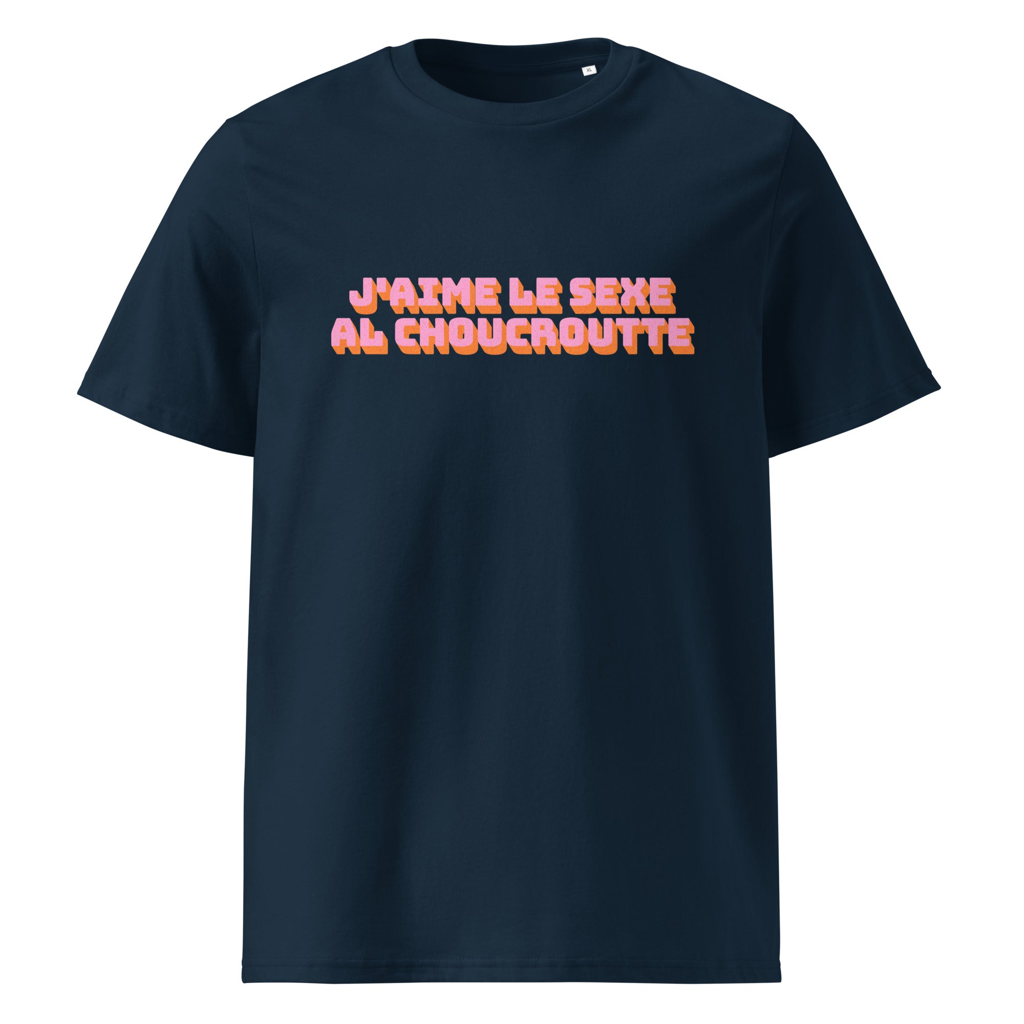 tshirt bleu j aime le sexe al choucroutte