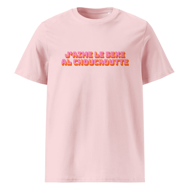 t-shirt femme jaime le sexe al choucroutte