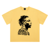 T-shirt Jeremy Doku Diables Rouges jaune oversize - vue face imprimé streetwear Belgique