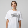 T-shirt Lukaku oversize femme photo studio - Diables Rouges streetwear