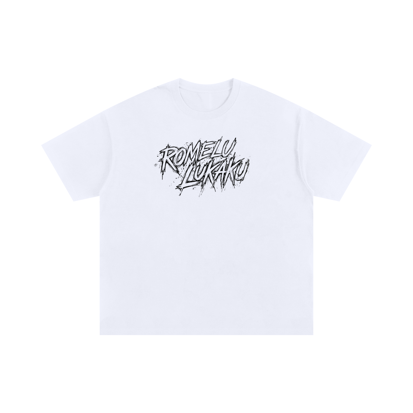 T-shirt Lukaku Grosse Paire de Couilles - print graffiti face - Diables Rouges Belgique