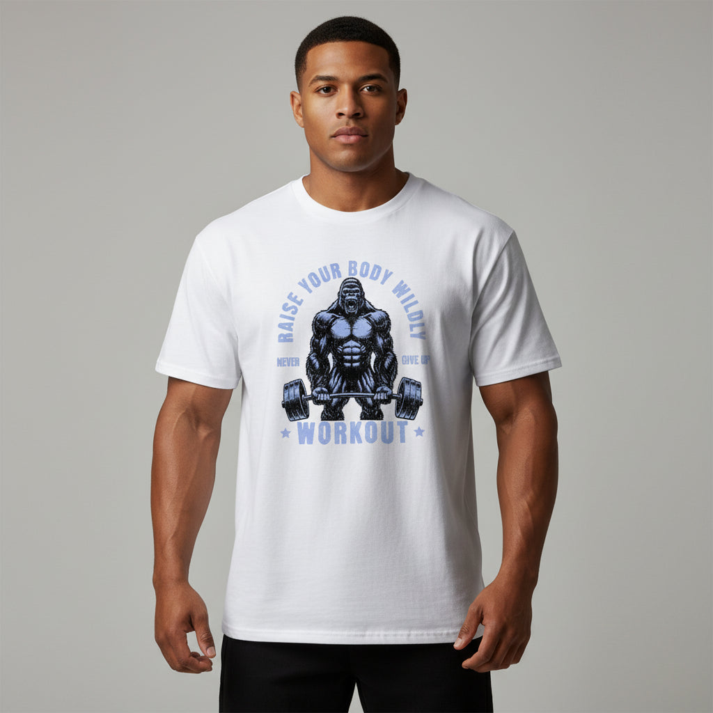 un t-shirt oversize motivation gym sport homme