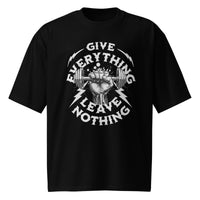 t-shirt noir musculation porté par un homme fort
