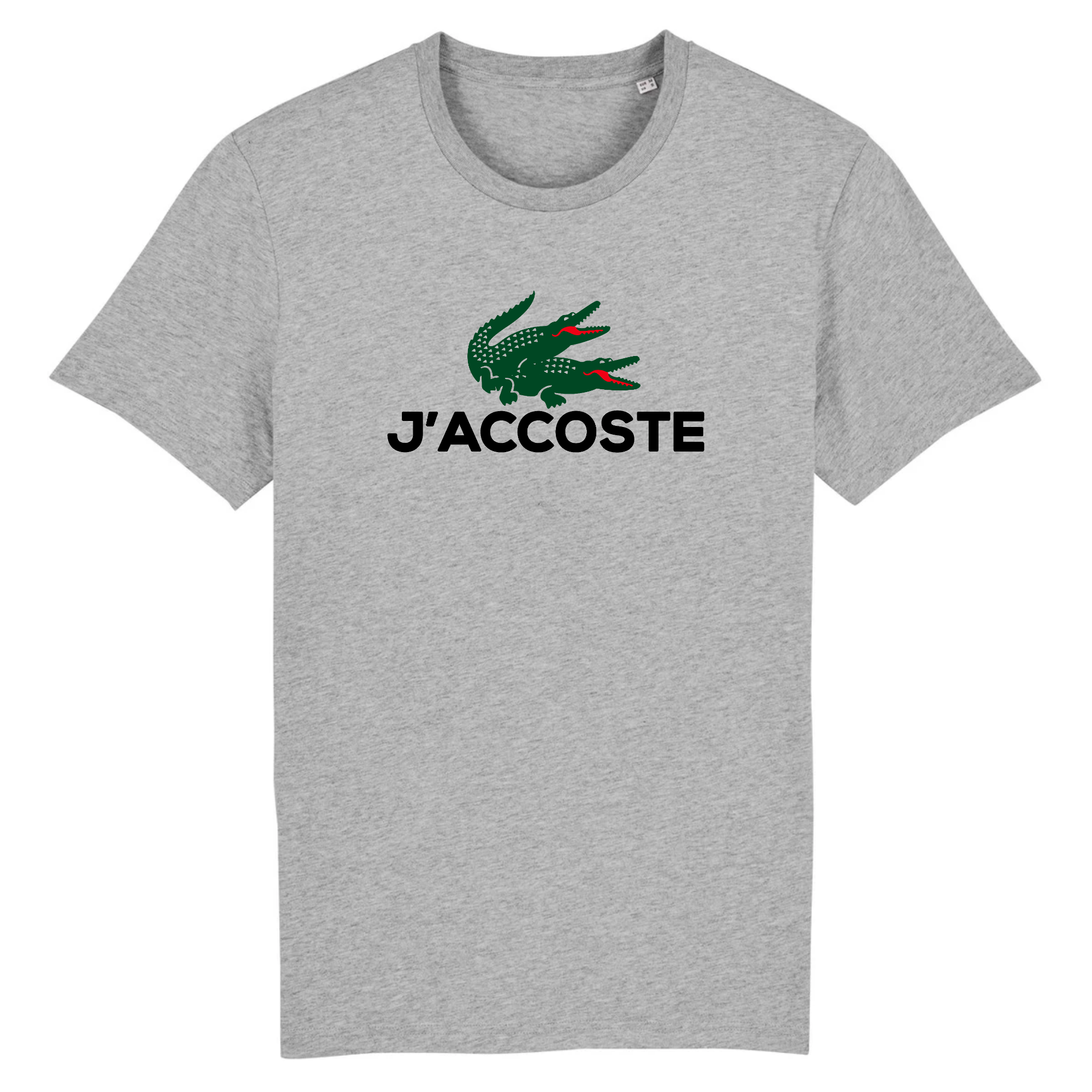 T-shirt J’ACCOSTE – Parodie LACOSTE