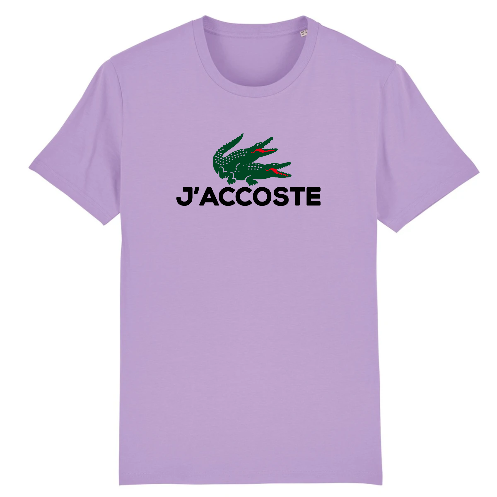 T-shirt J’ACCOSTE – Parodie LACOSTE