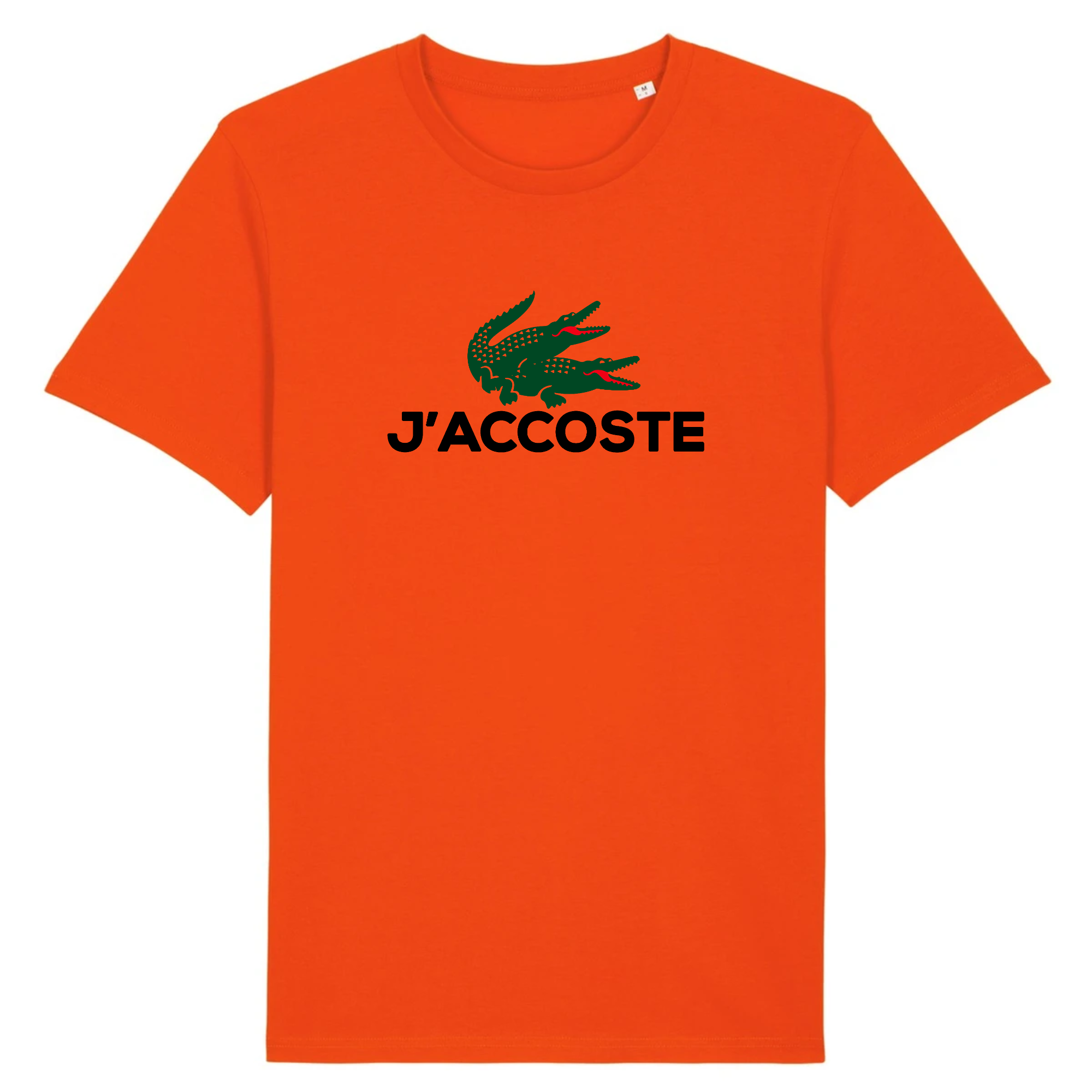 T-shirt J’ACCOSTE – Parodie LACOSTE