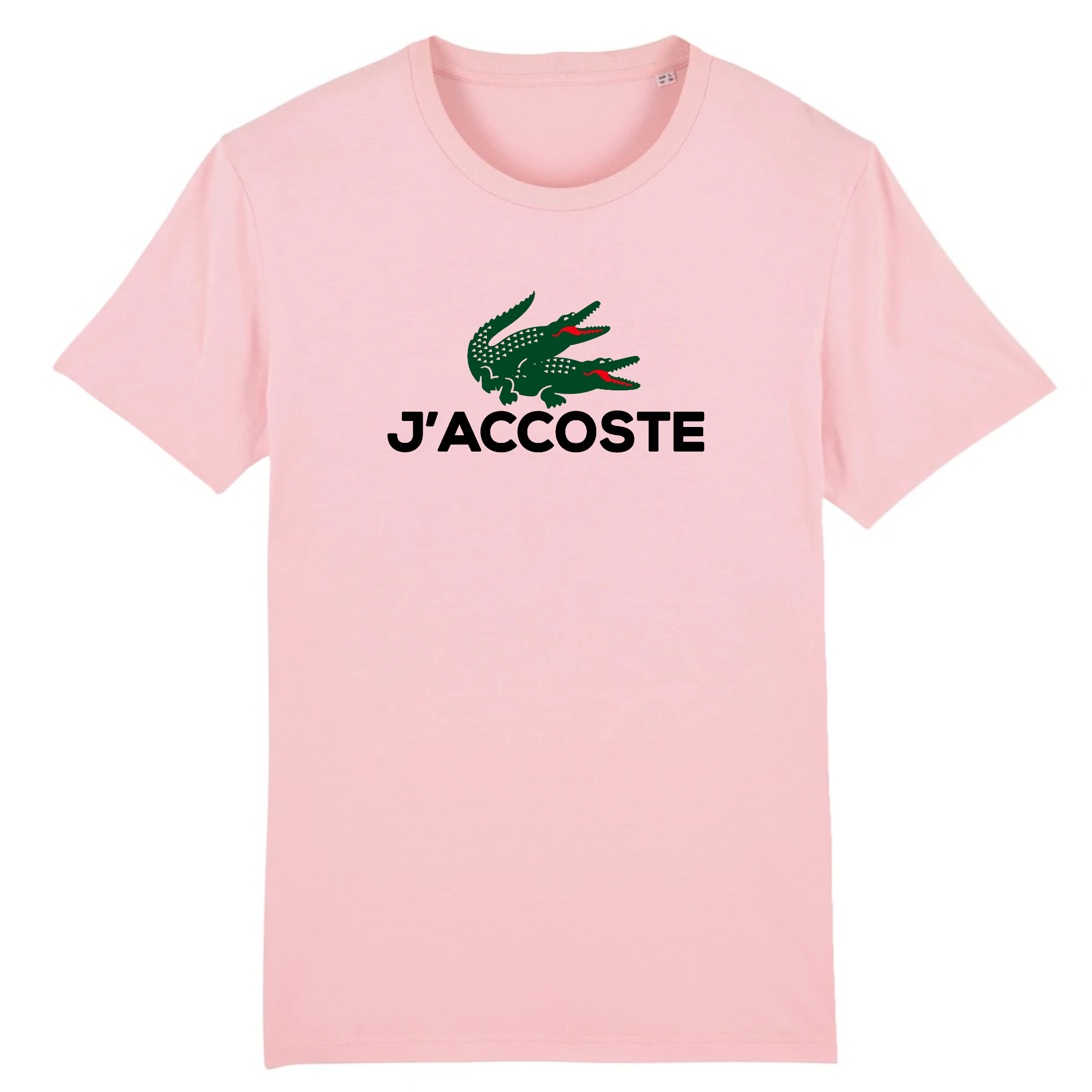 T-shirt J’ACCOSTE – Parodie LACOSTE