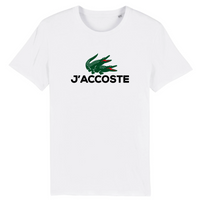 T-shirt J’ACCOSTE – Parodie LACOSTE