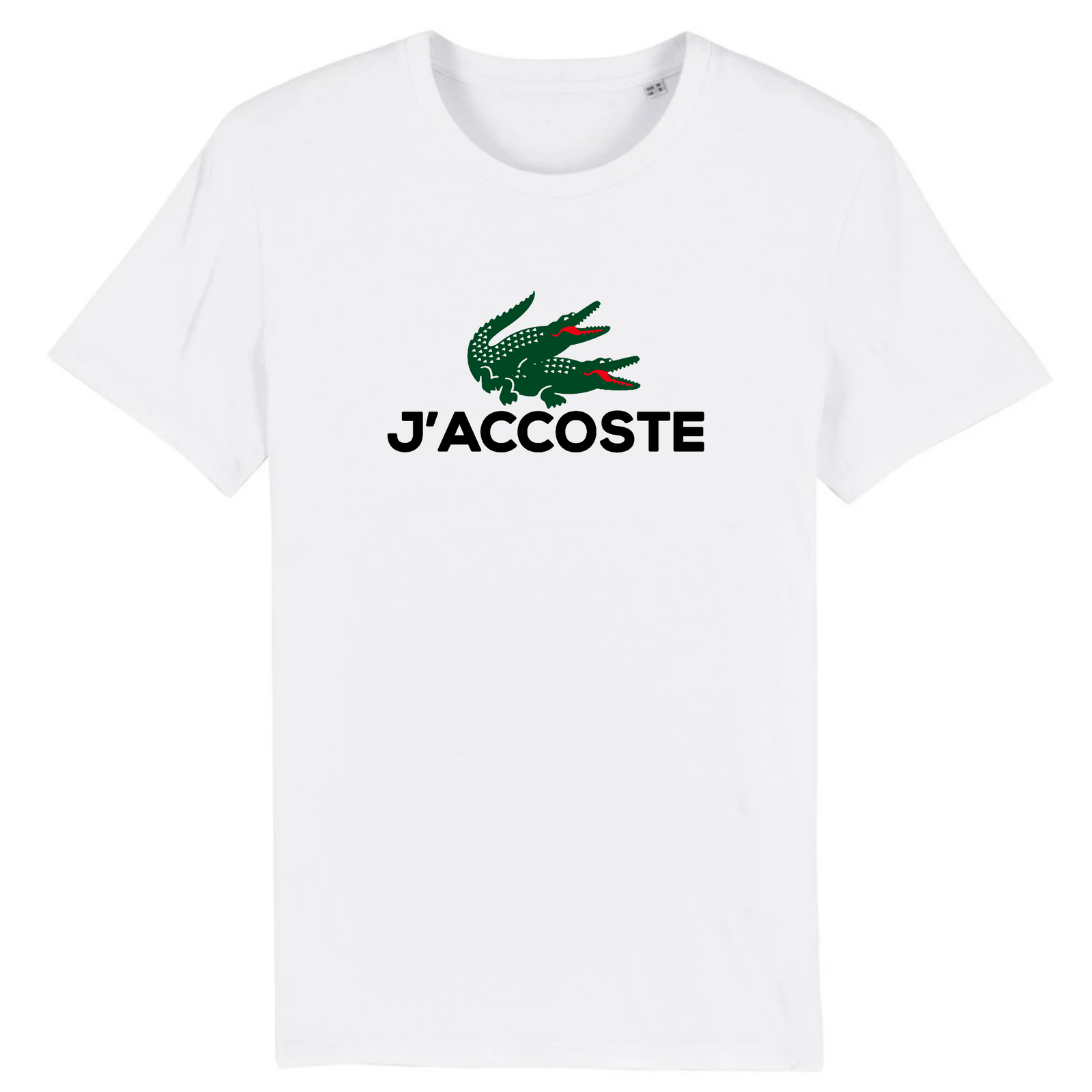 T-shirt J’ACCOSTE – Parodie LACOSTE
