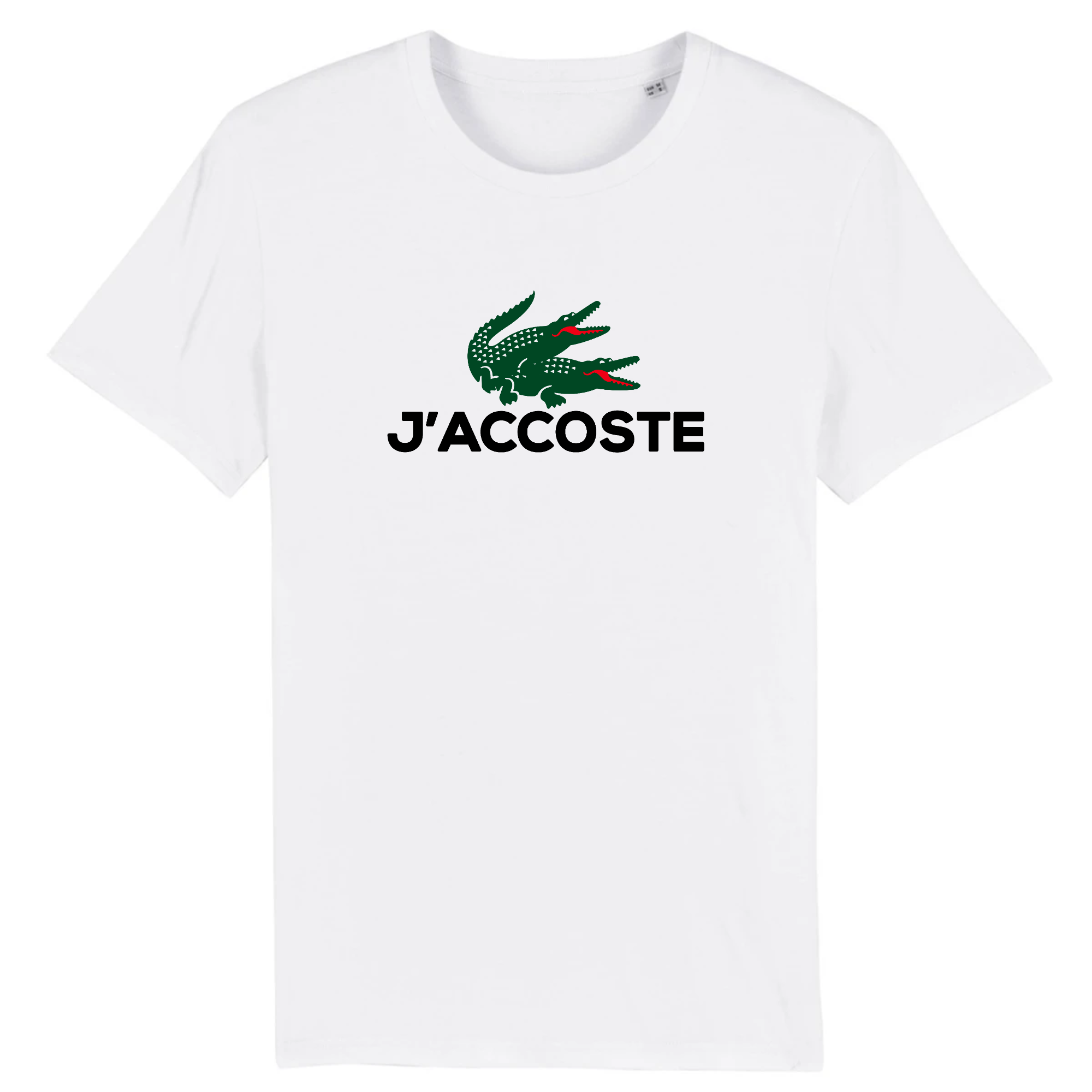 T-shirt J’ACCOSTE – Parodie LACOSTE