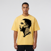 T-shirt Tielemans Belgique homme oversized jaune - photo studio