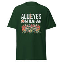 t-shirt vert Palestine All eyes on Rafah