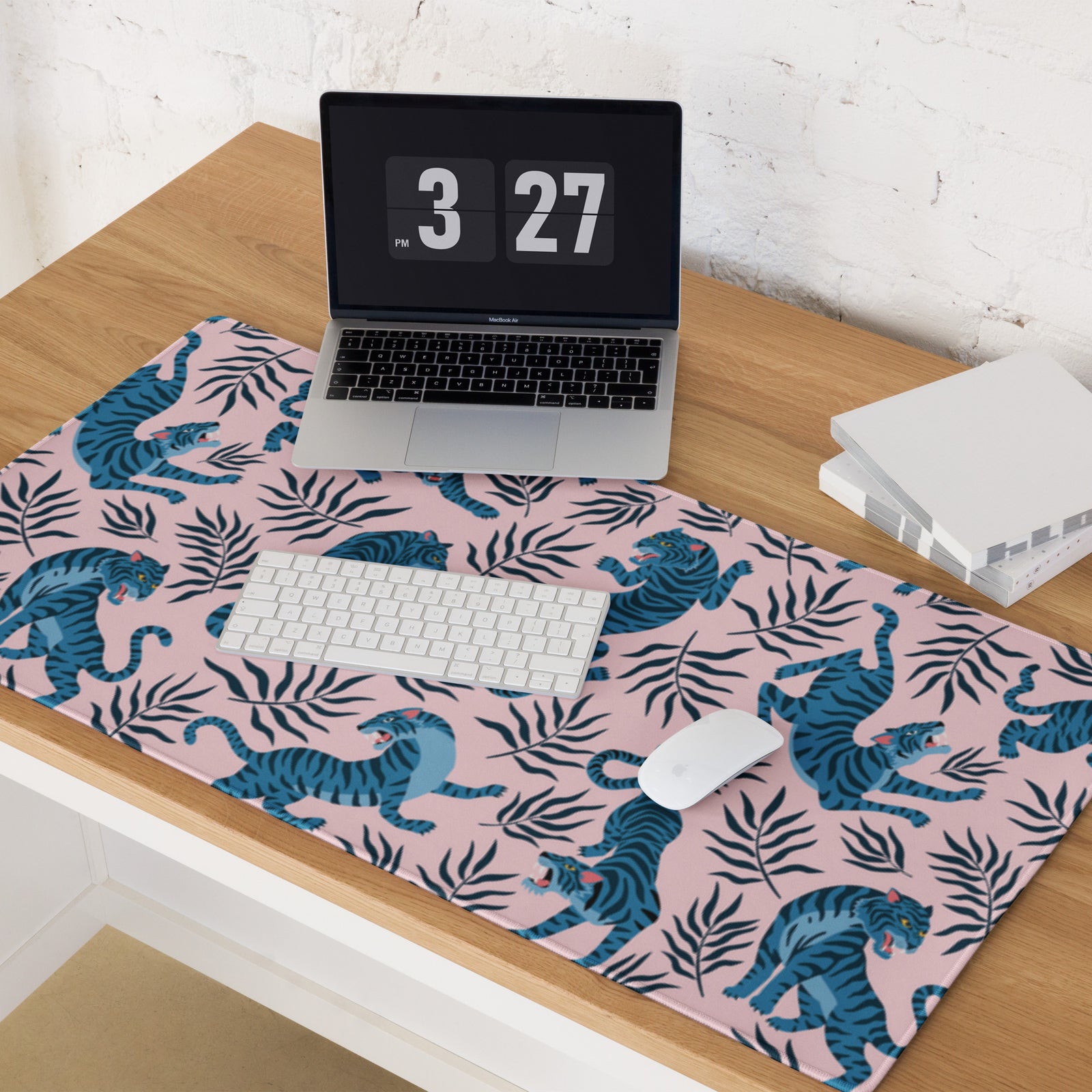 Tapis de souris géant XXL - Tigre bleu