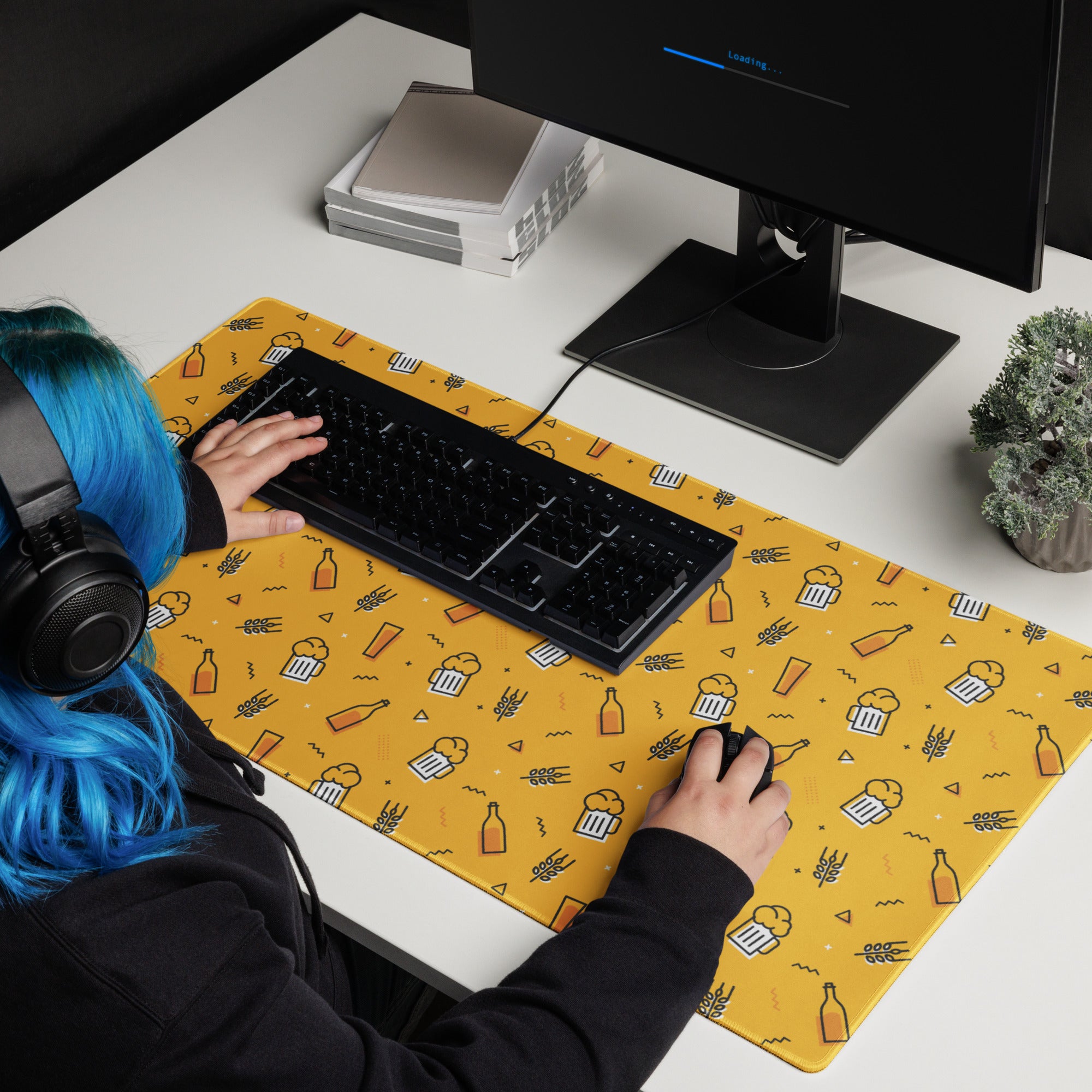 Tapis de souris gaming XXL - Fan de bières