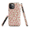 Coque d'iPhone® rigide Léopard rose