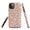 Coque d'iPhone® rigide Léopard rose