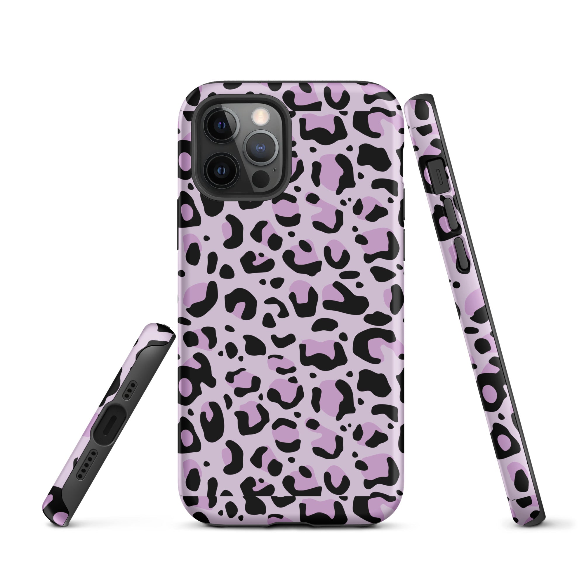 Coque d'iPhone® rigide Léopard mauve