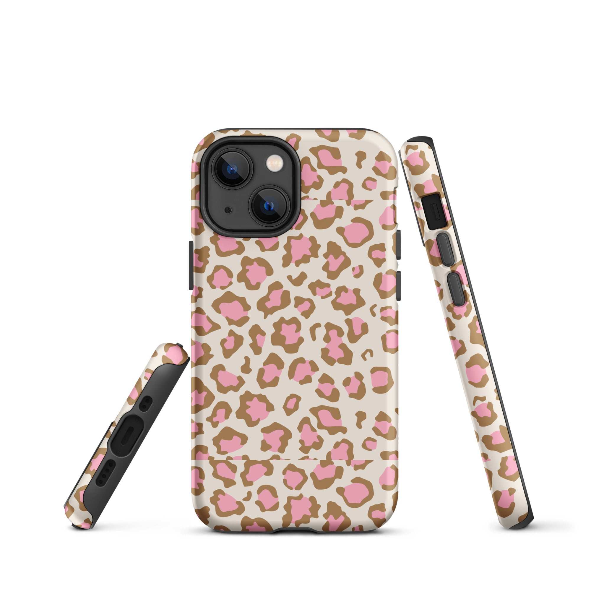 Coque d'iPhone® rigide Léopard rose